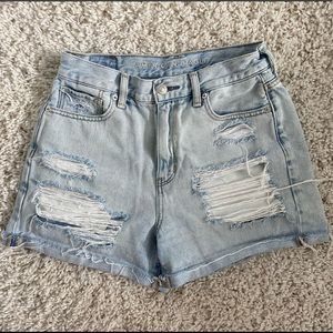 American Eagle High Waisted Mom Shorts
